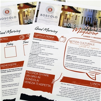 HOTEL BOSCOLO  |  newsletter giornaliera